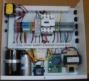 Close up of remote mounted Electrical Relay / Control box